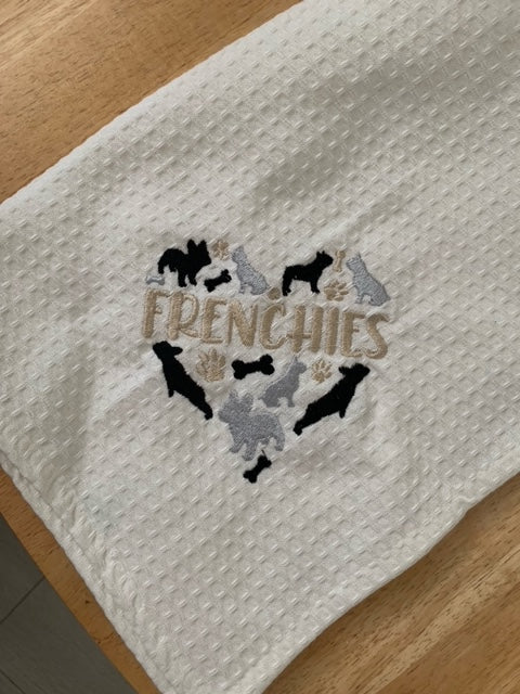 Frenchie Tea Towel